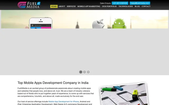 Fuel4Media Technologies website