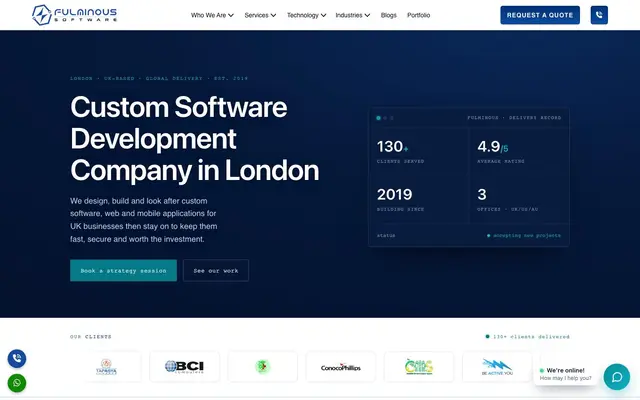 Fulminous Software Private Limited website