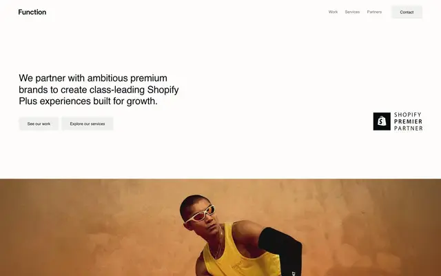 Function London | Shopify Agency website