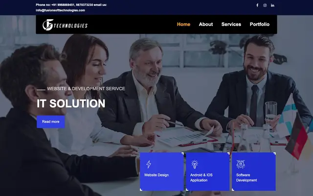FusionSoft Technologies website