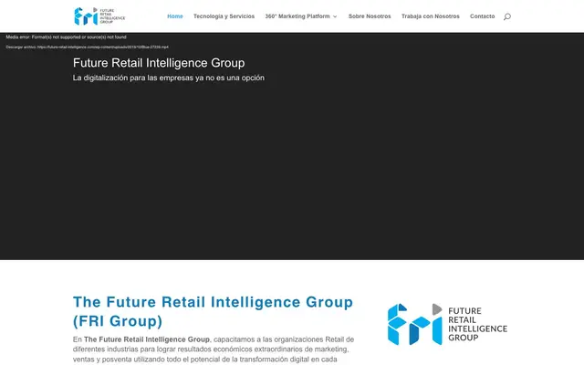 The Future Retail Intelligence Group S.L. website