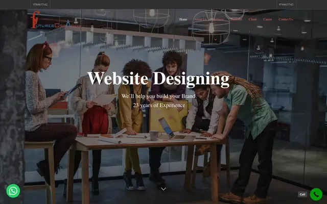 Futures Creation website