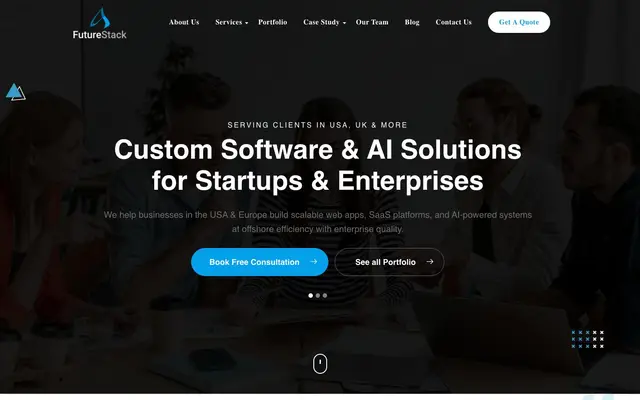 FutureStack Solution website