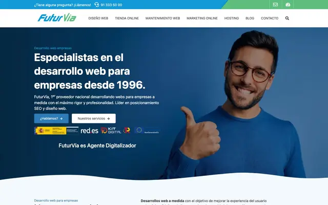 FuturVía | Desarrollo Web en Drupal, Tiendas Online y Hosting Profesional website