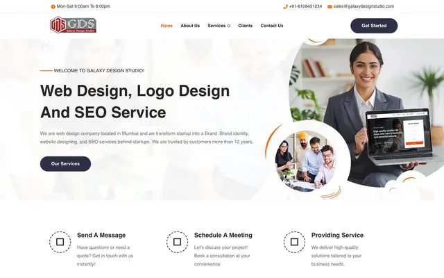 Galaxy Design Studio - Website Designers in Mumbai website