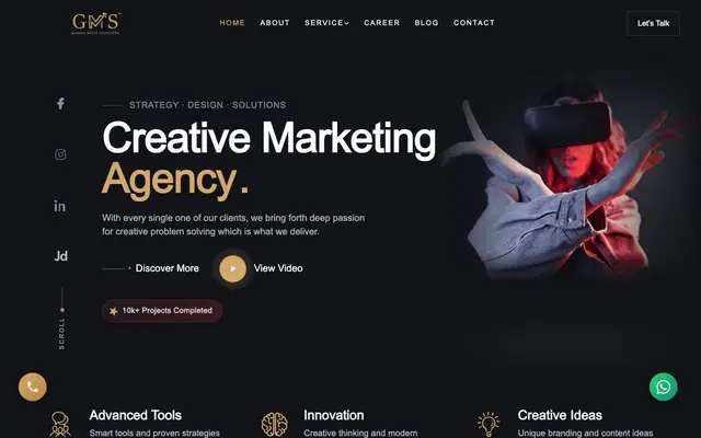 Gandhi Media Solutions | Ahmedabad website