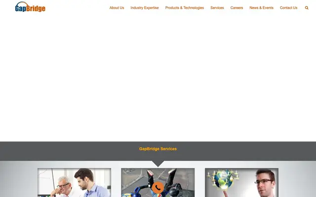 Gapbridge Software solution website