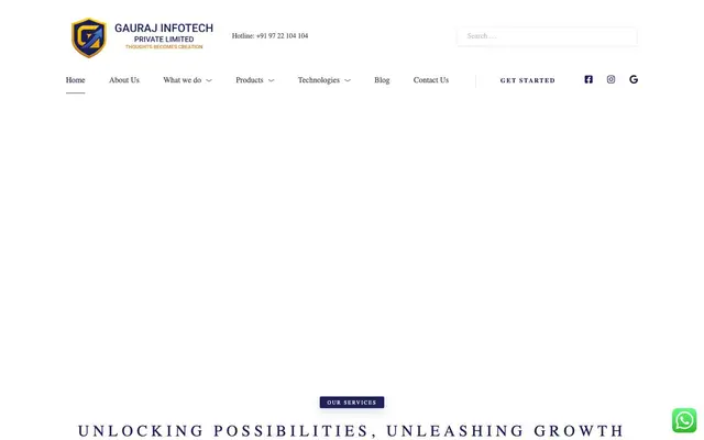 Gauraj Infotech Pvt Ltd website