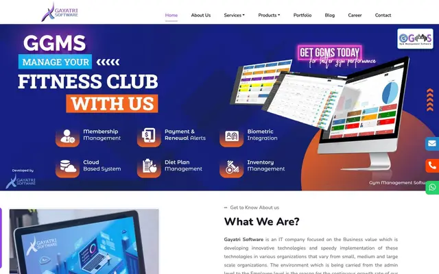 Gayatri Software website