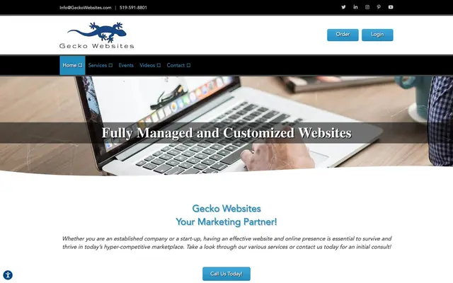 Gecko Websites website