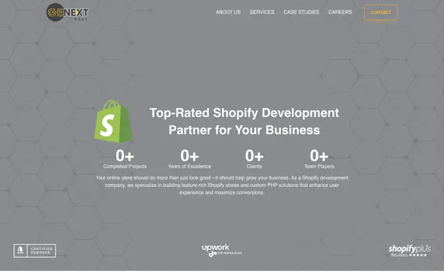Genextwebs Technologies website