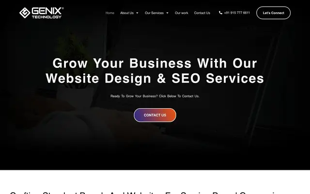 Genix Technology website