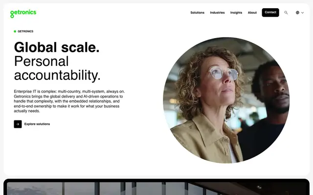 Getronics Italia S.p.A. website
