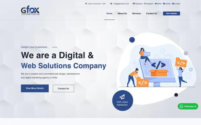 Gfox Technologies website