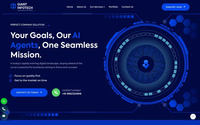 Giant InfoTech website