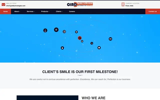 Gird Technologies & Outsourcing Services website