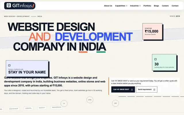 GIT Infosys website