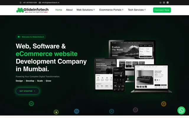 GLIDE INFOTECH website
