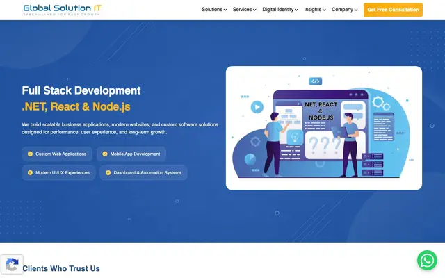 Global Solution IT website