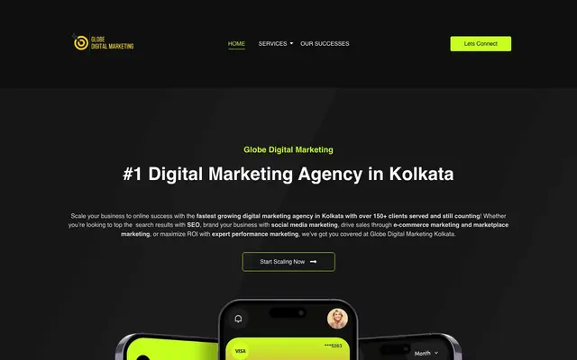 Globe Digital Marketing website