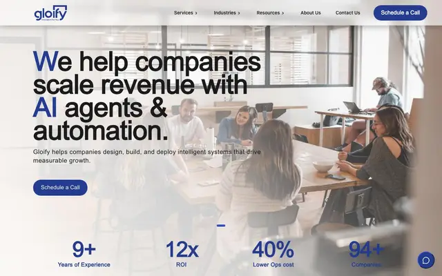 Gloify website