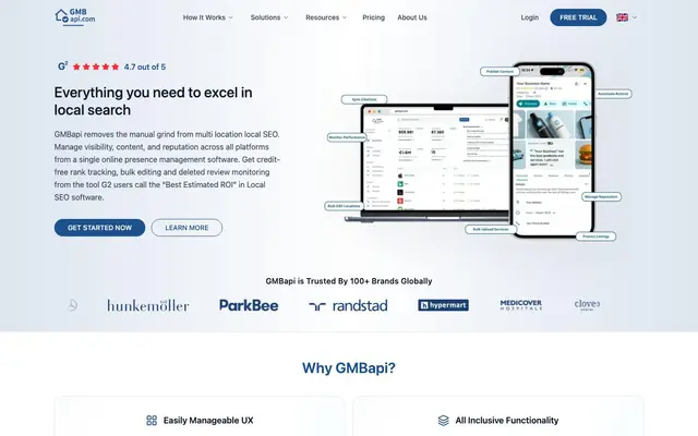 Local Search Software by GMBapi.com website