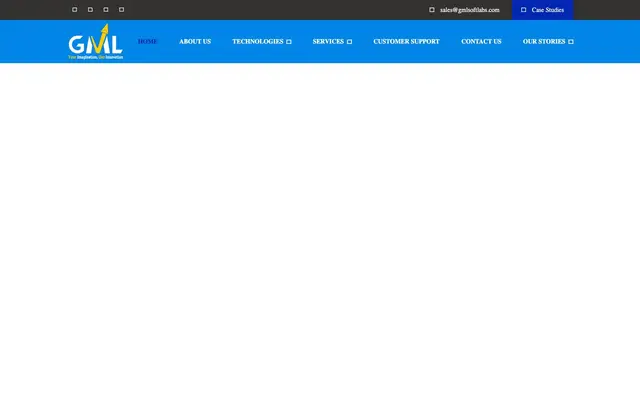 GML Soft Labs - Mobile App Development Company website
