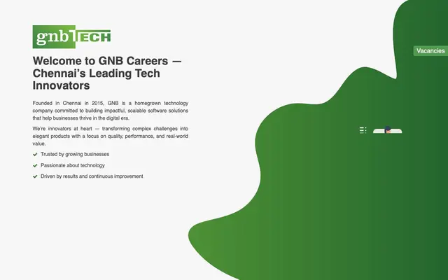 GNB-TECH SOFTWARE SOLUTIONS PVT LTD website