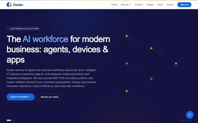 Goalsr Inc. website