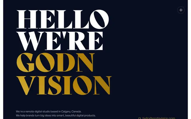 GODNVISION Digital Marketing Agency website