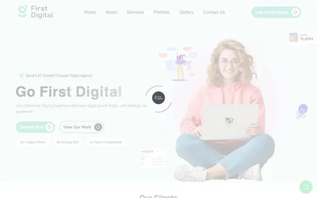 Go First Digital website