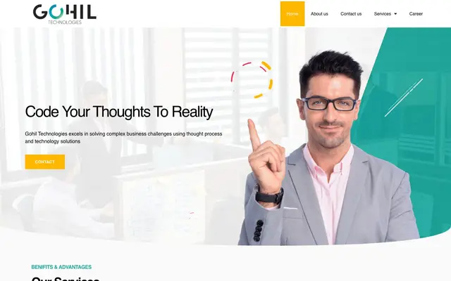 Gohil Technologies pvt ltd website