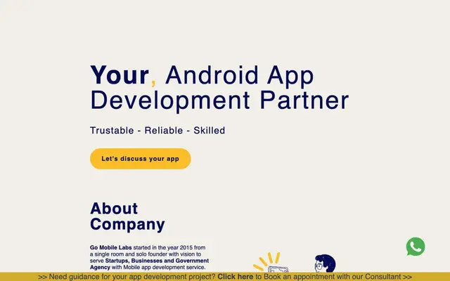 Go Mobile Labs website
