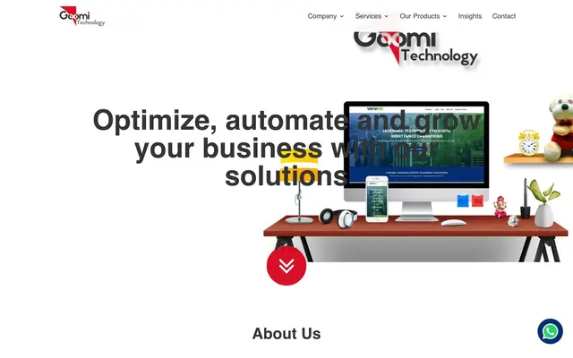 Goomi Technology website