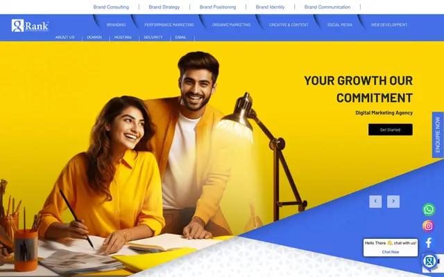 G-Rank Digital Services Pvt Ltd | Hyderabad website