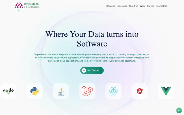 GrapesTech Solutions Pvt. Ltd. website