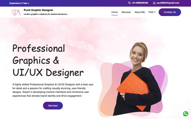 Graphic Designer - Freelancer website