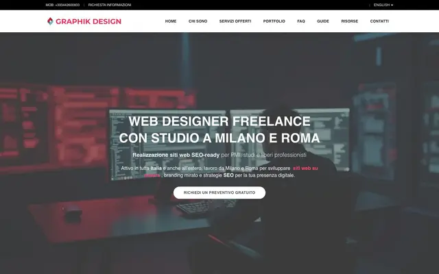 Graphik Design – Web Designer Freelance a Milano website