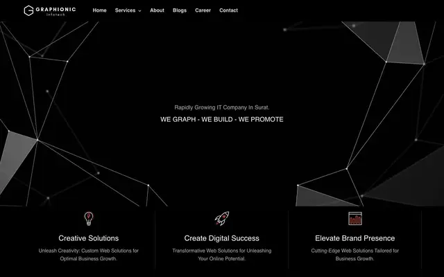 Graphionic Infotech website