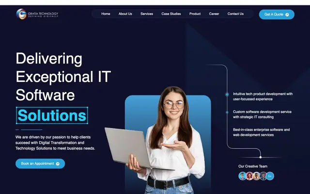 Gratia Technology Private Limited website