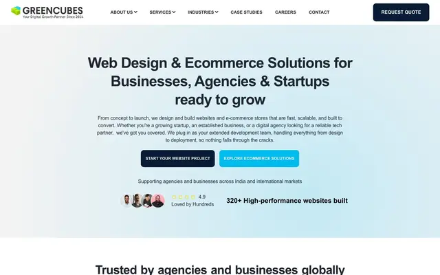 Green Cube Solutions website