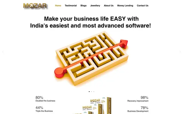 Mozar Software website