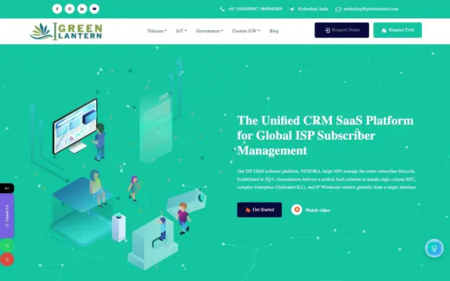 Greenlantern IT Solutions Pvt Ltd. website