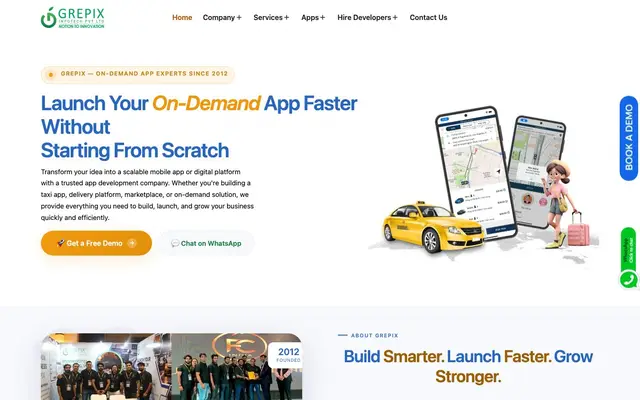 Grepix Infotech Pvt. Ltd. website