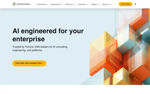 Grid Dynamics Chennai website