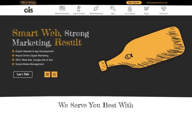 Grid IT Solutions website