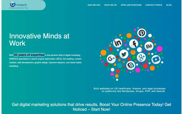Great Media Technologies - Grmtech website