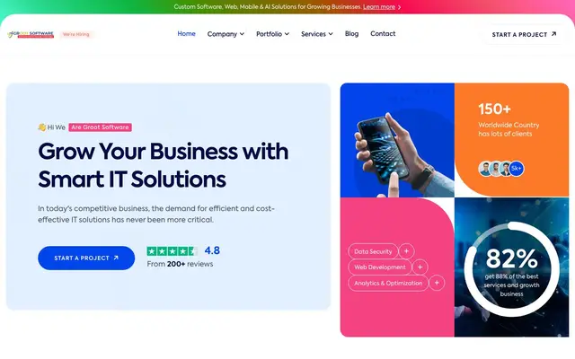 Groot Software website