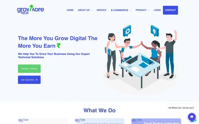 GrowMoreTech website