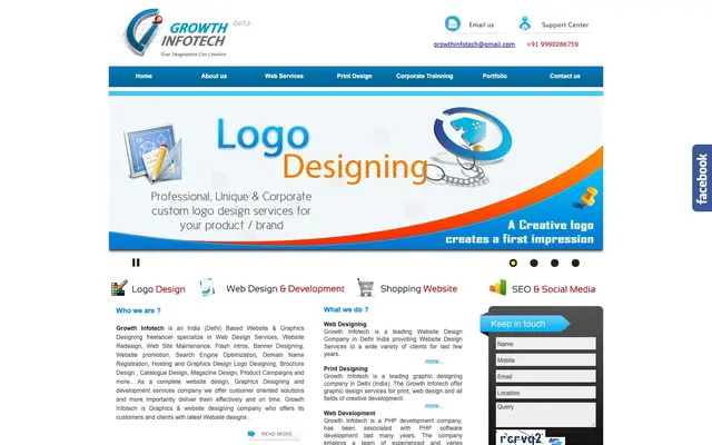 Website Designing and Hosting Services website